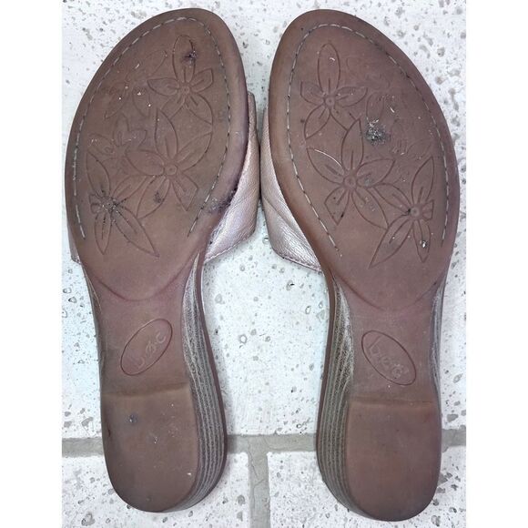 Boc Born Concept Windflower Gold Slip On Sandals Size 10 - Picture 9 of 13